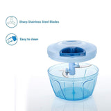 080 Manual Food Chopper Compact  Powerful Hand Held Vegetable Chopperblender