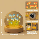 DIY Flower Dome LED Night Lamp Decorative Table Light Kit