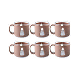 Premium Round Tea Cup Set (6 Pc Set)