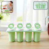 Prexo Plastic Ice Cream Popsicle Maker (8 Pc Set)