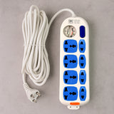 8 Socket Heavy Duty Power Extension Board (10 Mtr.  1 Pc)
