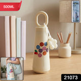 Portable And Stylish Water Glass Bottle (500 Ml)