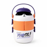 Cute Cartoon Double Layer Lunch Box (1 Pc)