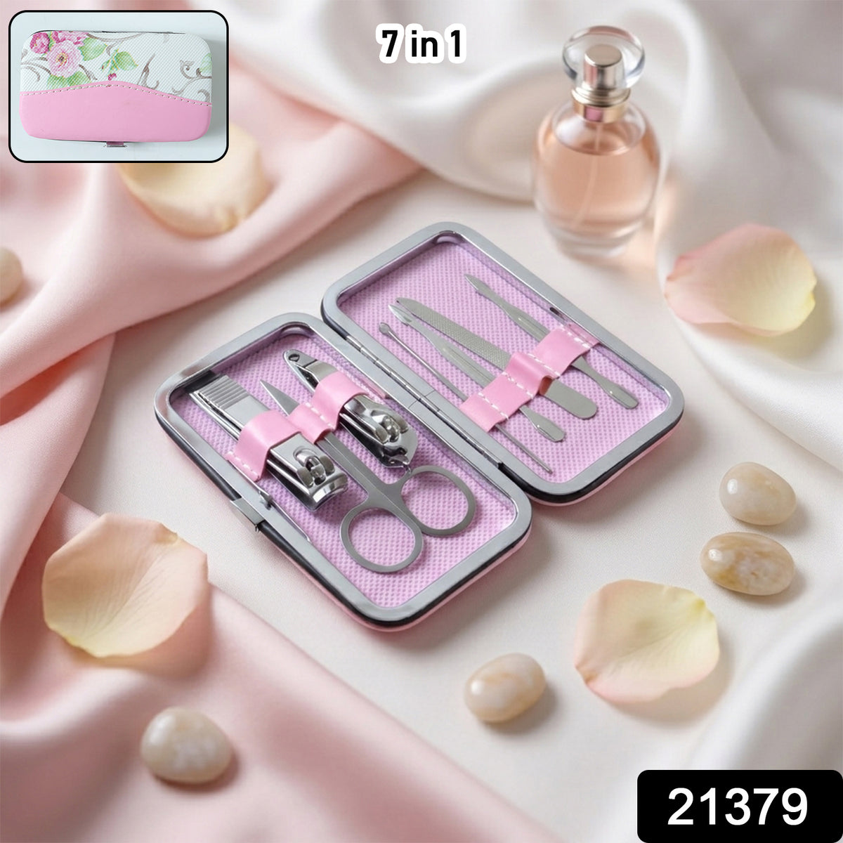 Premium 7 In 1 Manicure Pedicure Nail Care Kit (1 Set)