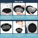Facial Ice Bowl For Skin Care Ice Therapy Face Cooling Mold (1 Pc)
