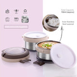 Ganesh Steko-2 Double Layer Stainless Steel Insulated Lunch Box Set