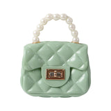Elegant Quilted Mini Handheld  Sling Fashion Handbag (1 Pc)