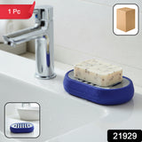 Plastic Soap Holder Tray With Drain Slots (1 Pc)