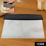 Premium Stainless Steel Dough Scraper (1 Pc)